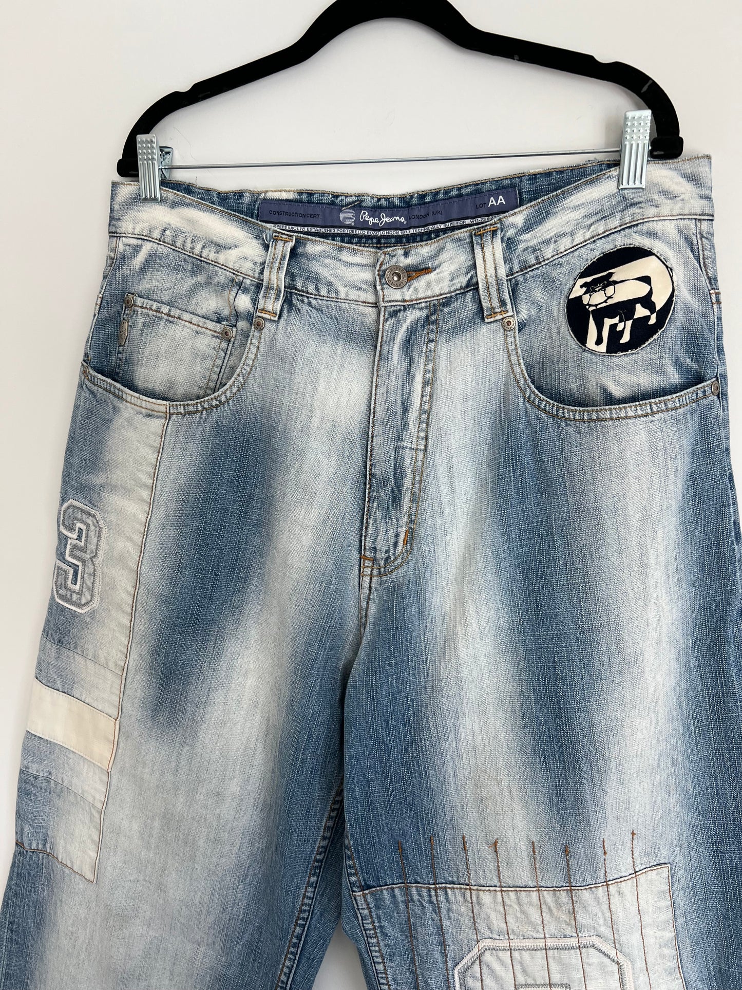 (36x33) Y2K Pepe Jeans Baggy Pants
