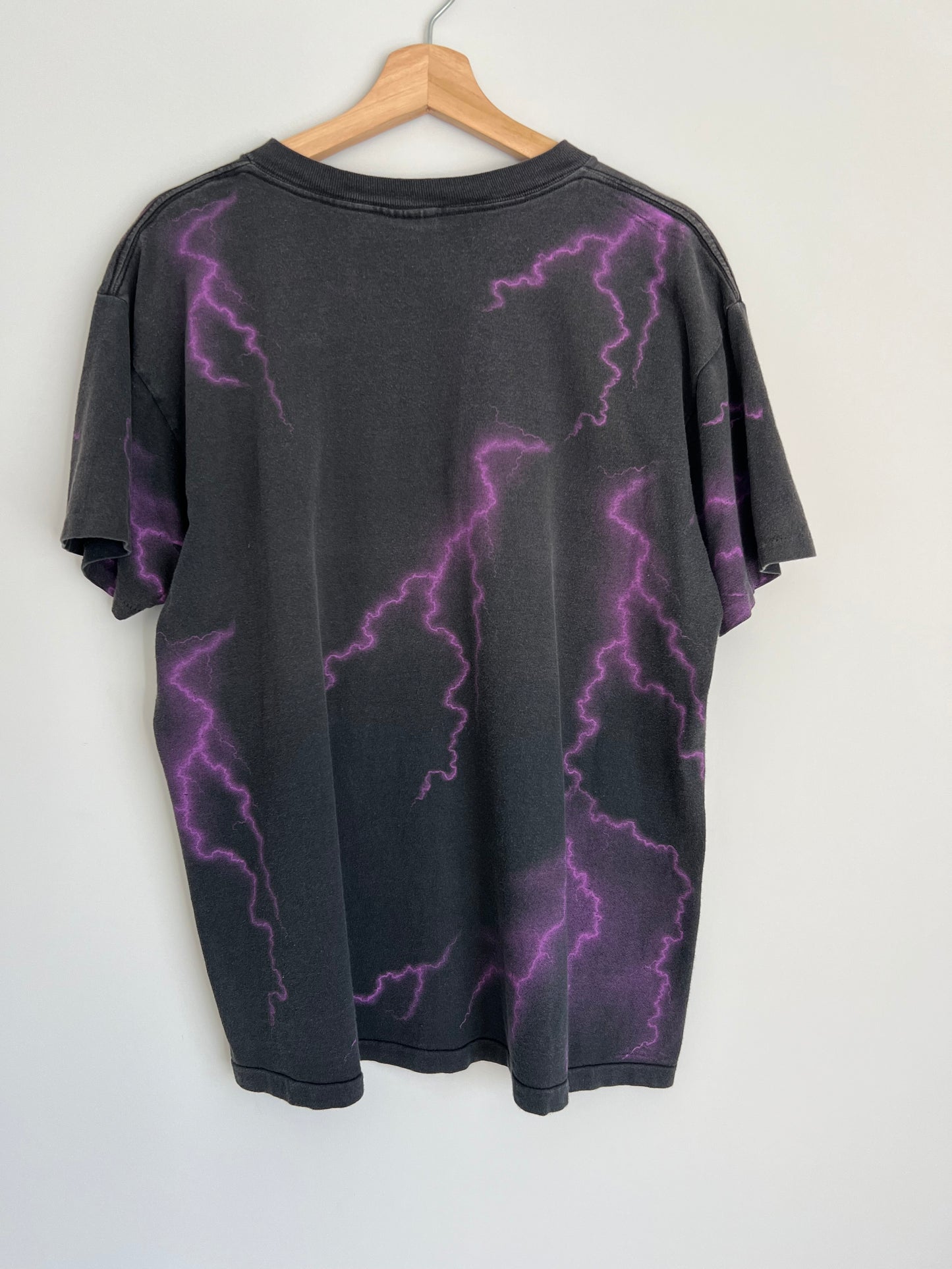 (L) 90s 3D Emblem Ride To Live T-Shirt
