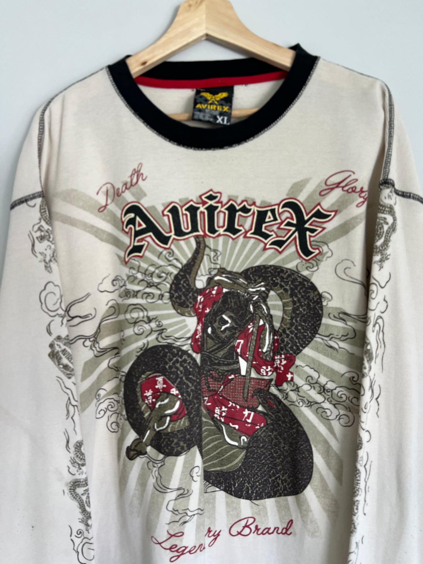 (XL) Y2K Avirex Thermal Longsleeve