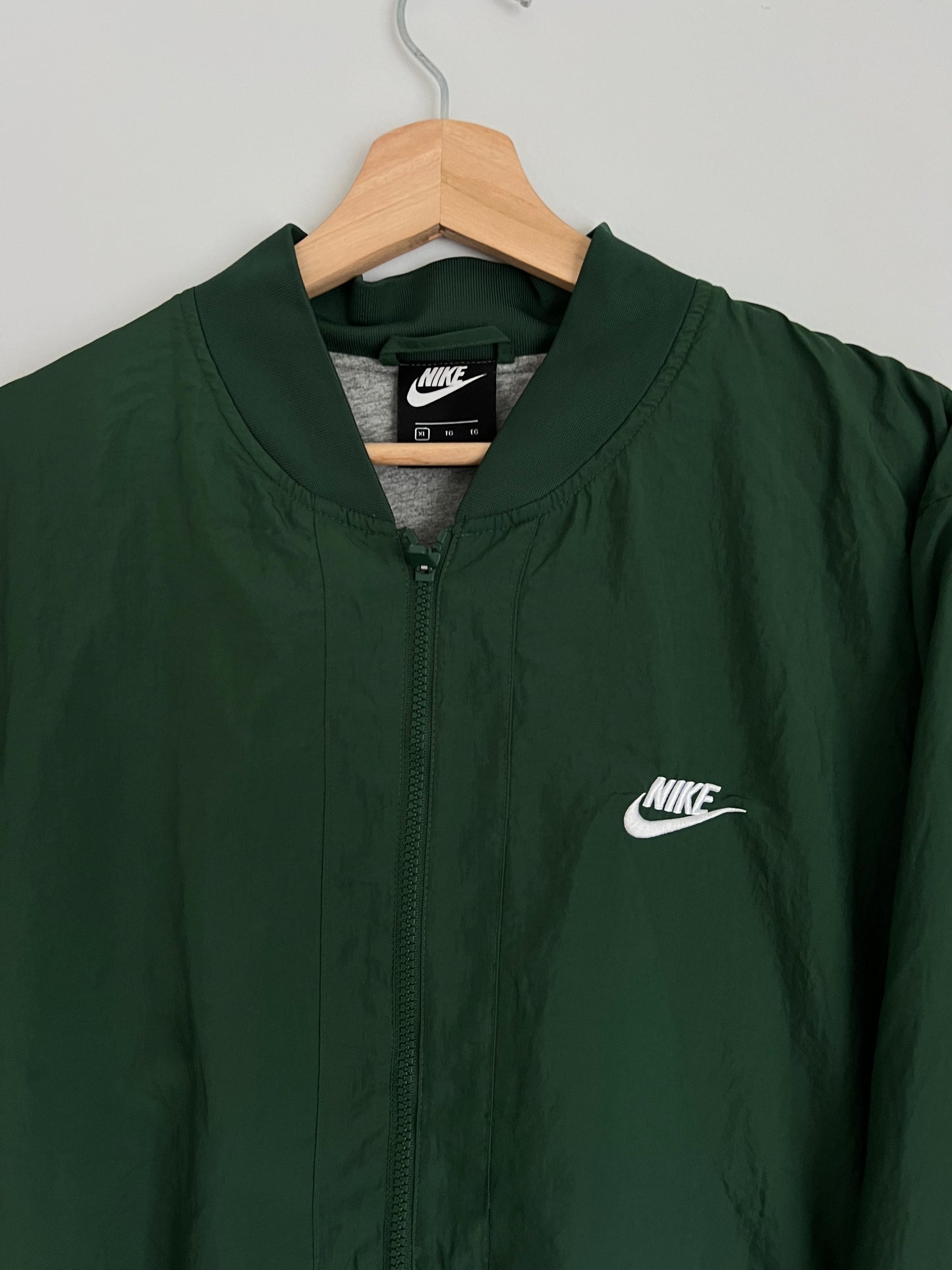 (XL) Y2K Nike Forest Green Windbreaker