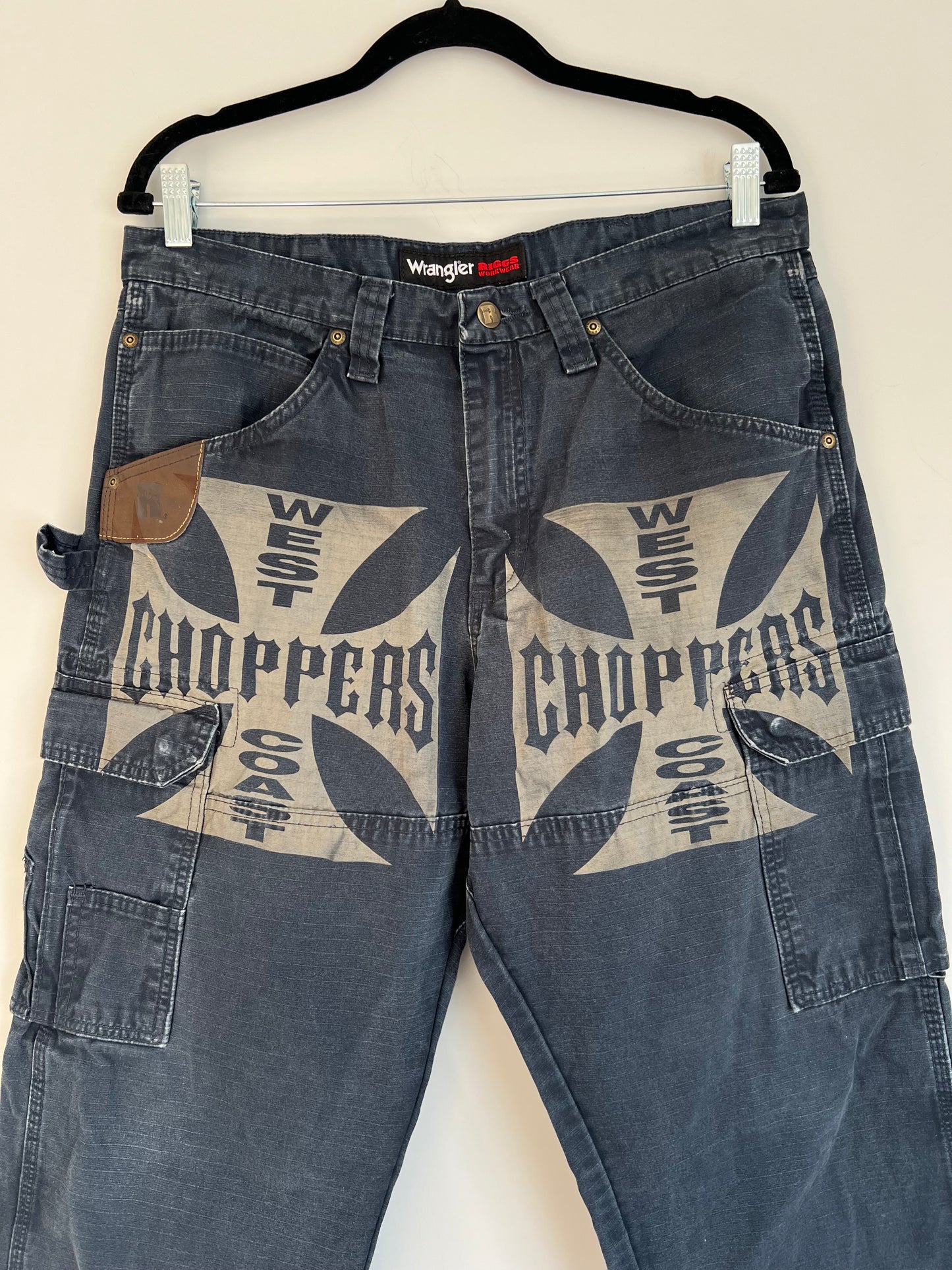 (34x32) Vintage Wrangler Custom Choppers Pants