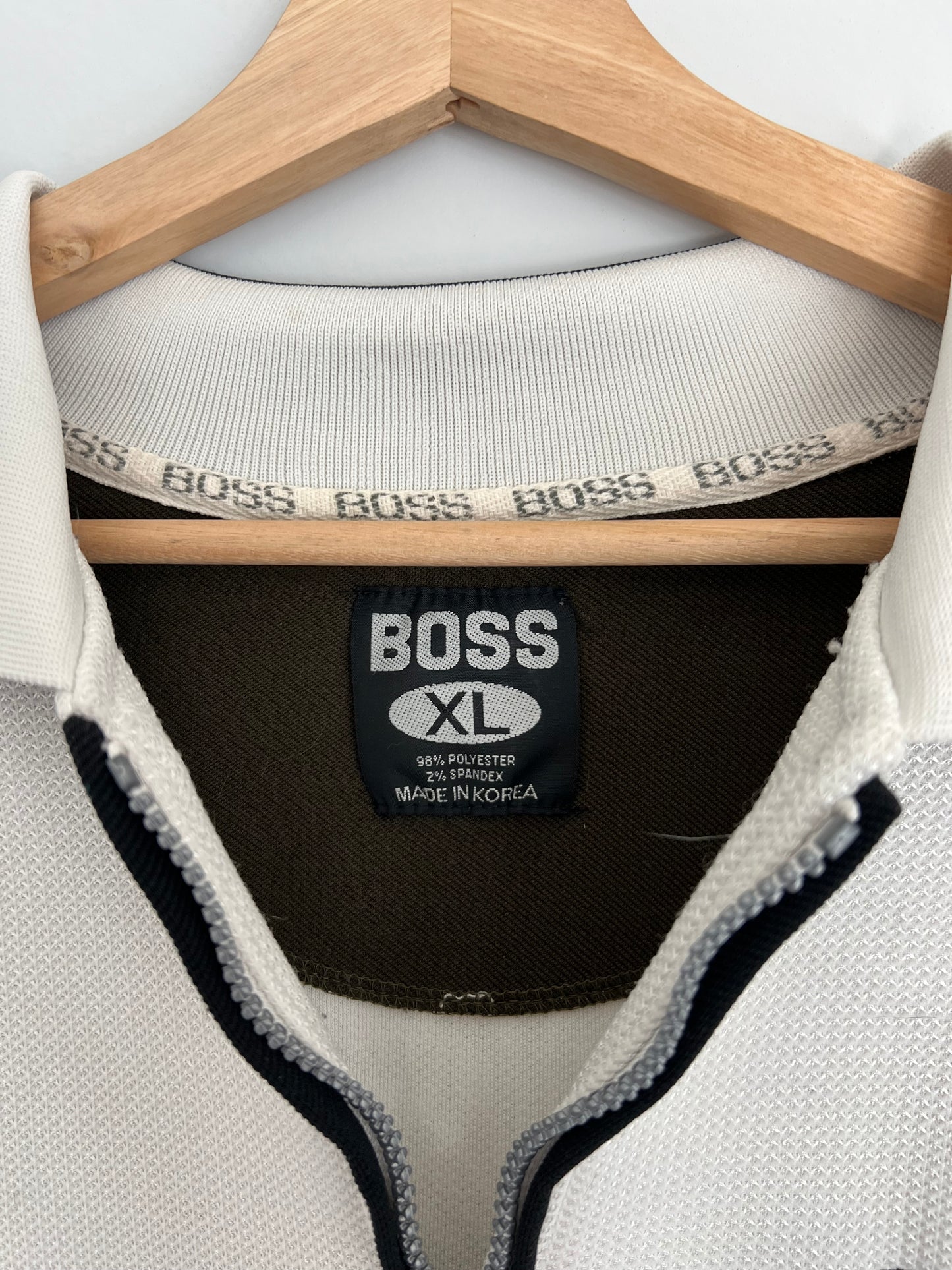 (XL) Y2K Boss Longsleeve 1/4 zip-up