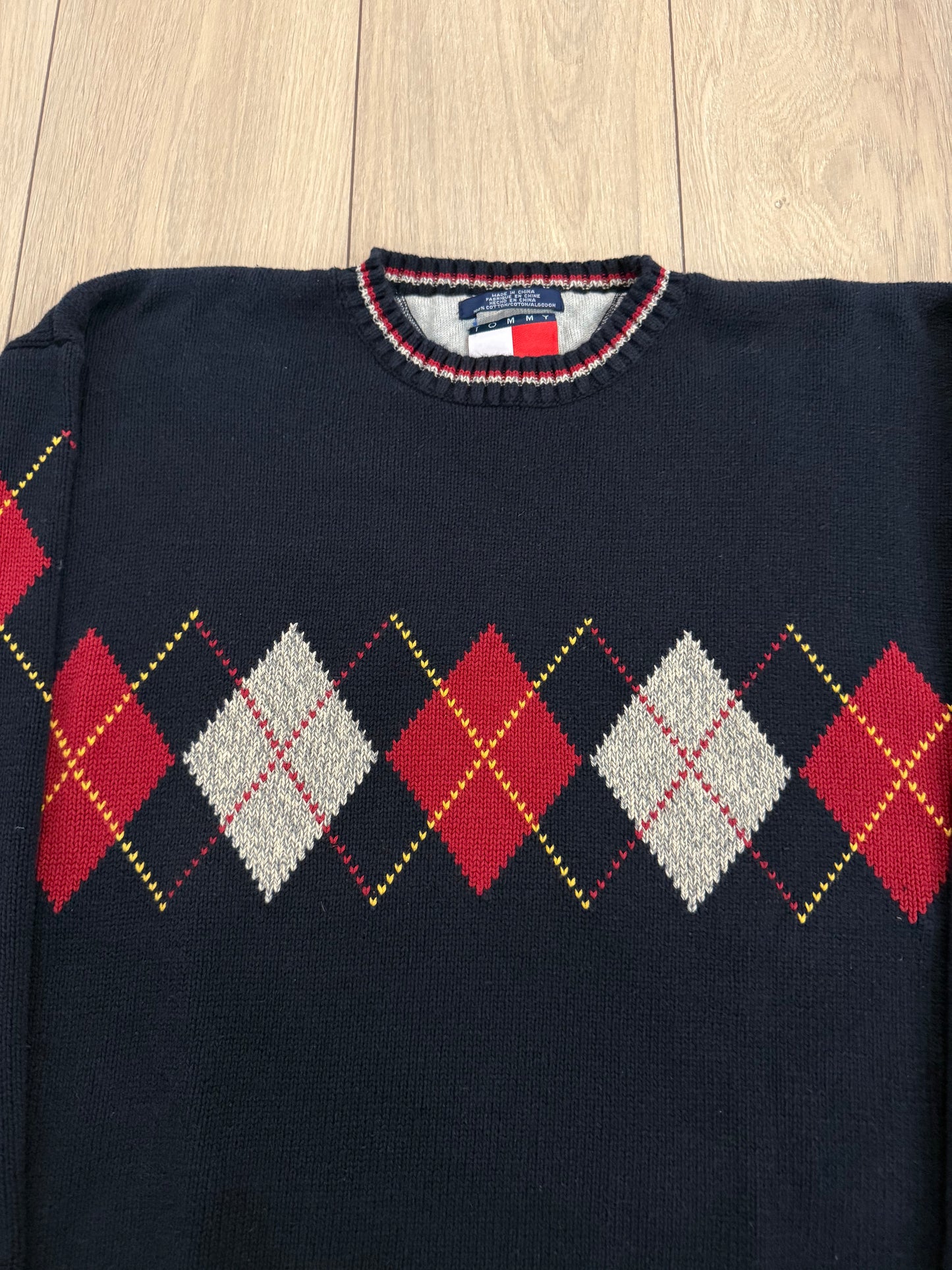 (XL) 90s Tommy Hilfiger Knit Sweater