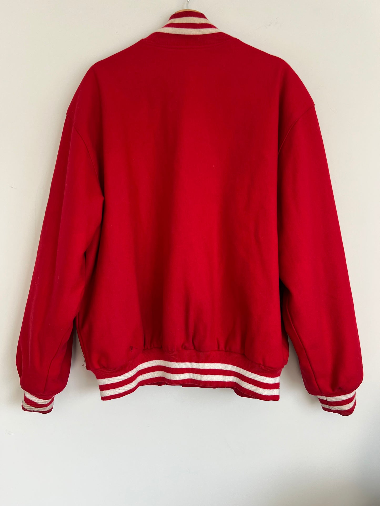 (L/XL) Vintage New York Yankees Red JH Design Jacket
