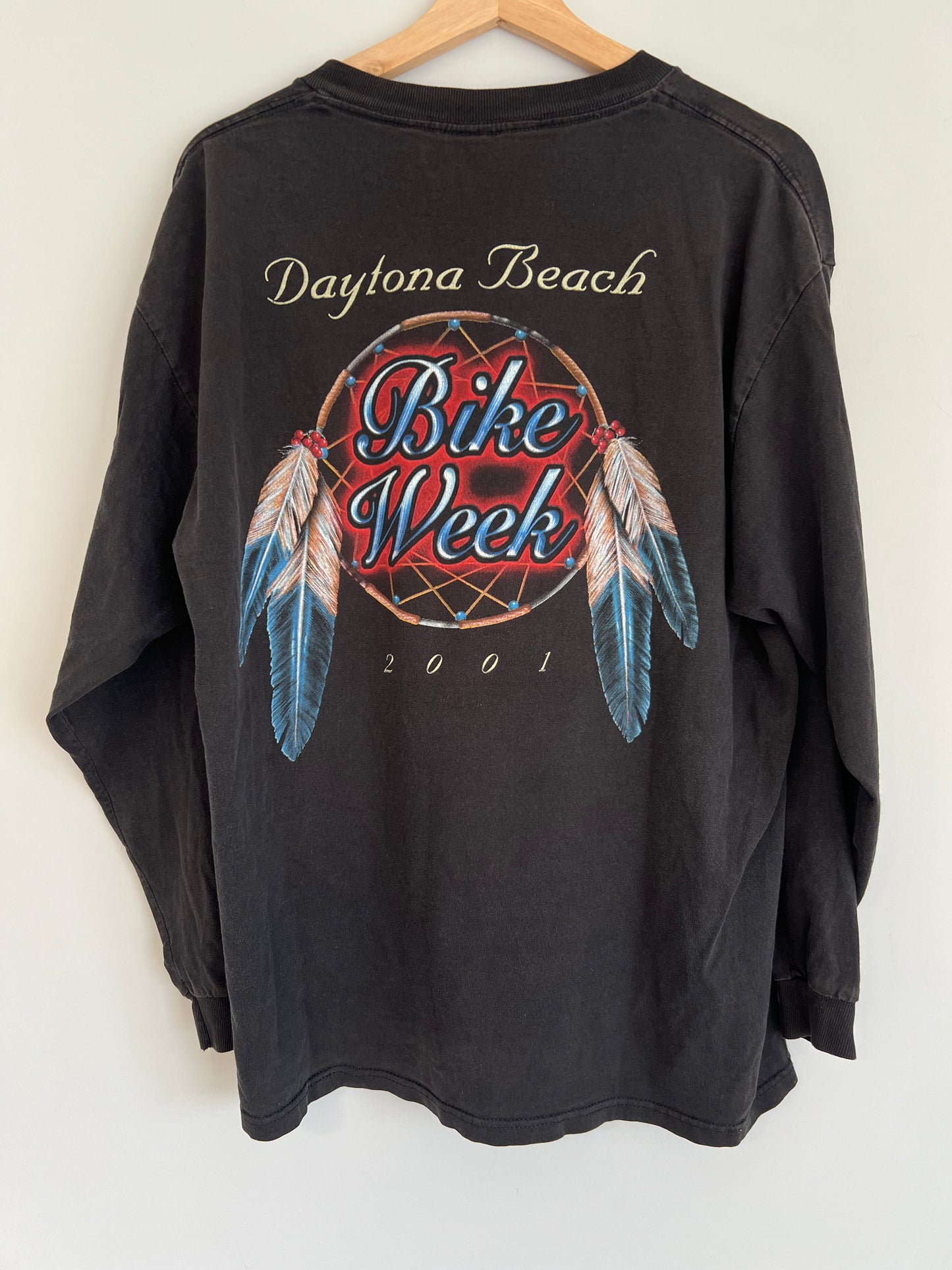 (L) 2000s Betty Boop Bike Week Longsleeve T-Shirt