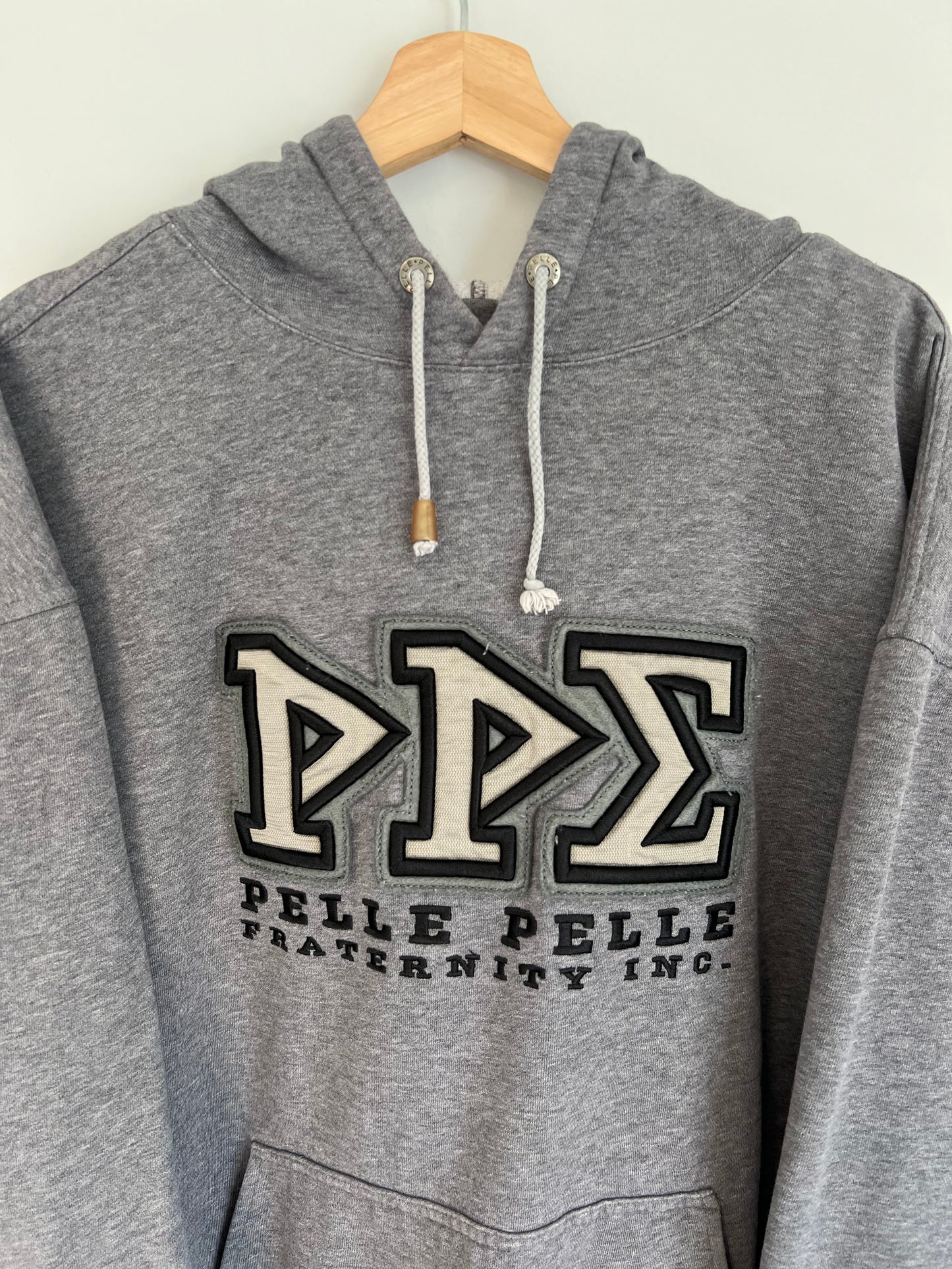 (L) Y2K Pelle Pelle Grey Hoodie