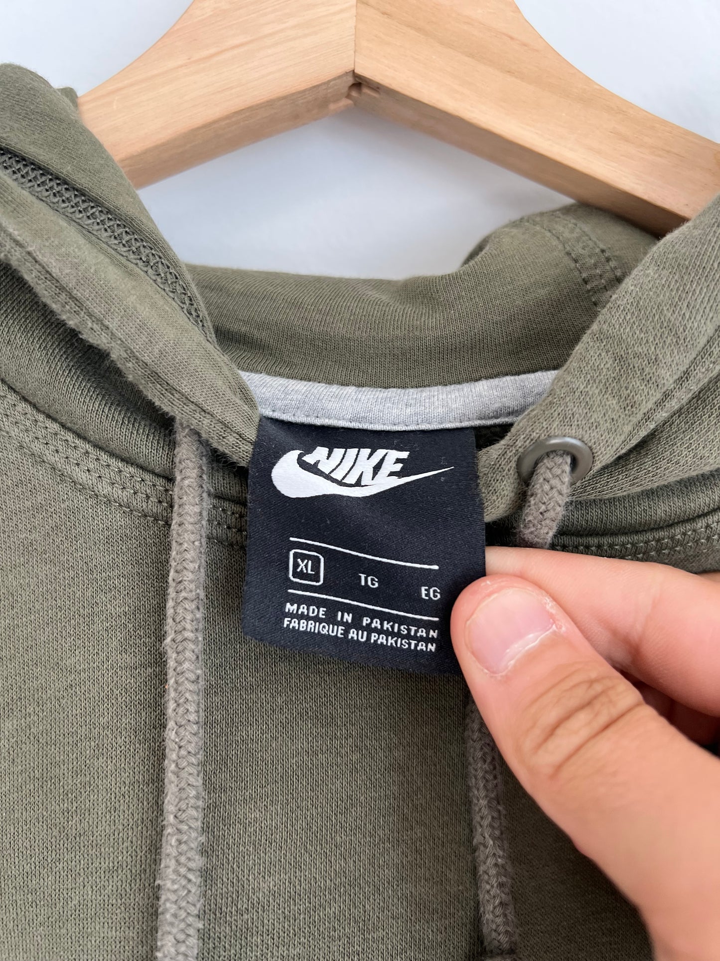 (XL) Y2K Nike Mini Swoosh Hoodie