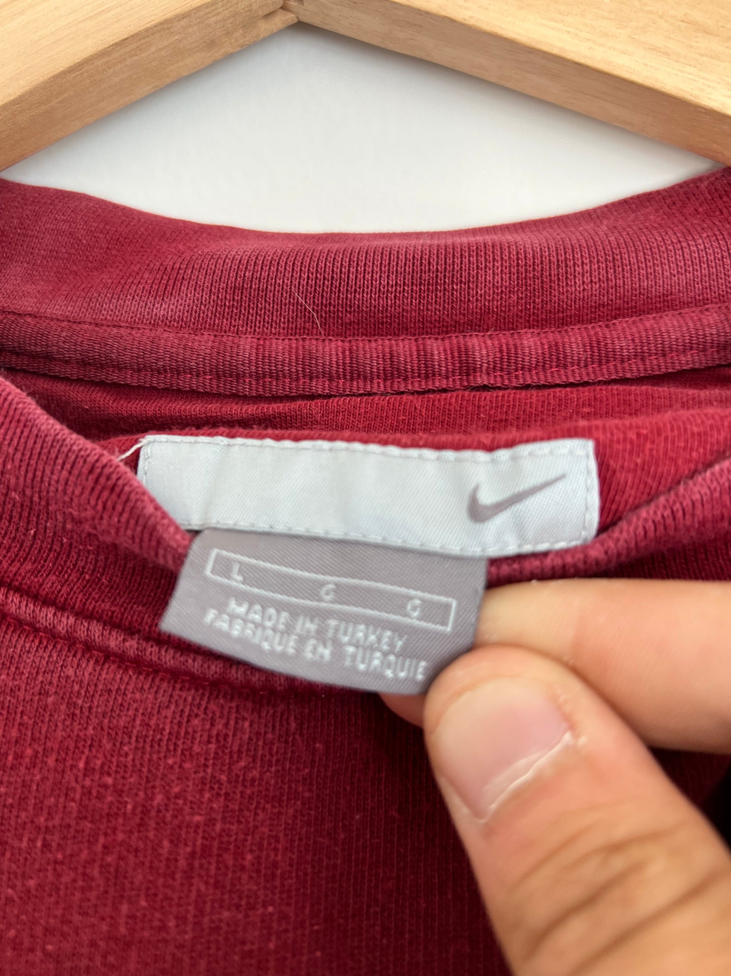 (L) Y2K Nike Mini Swoosh Sweatshirt