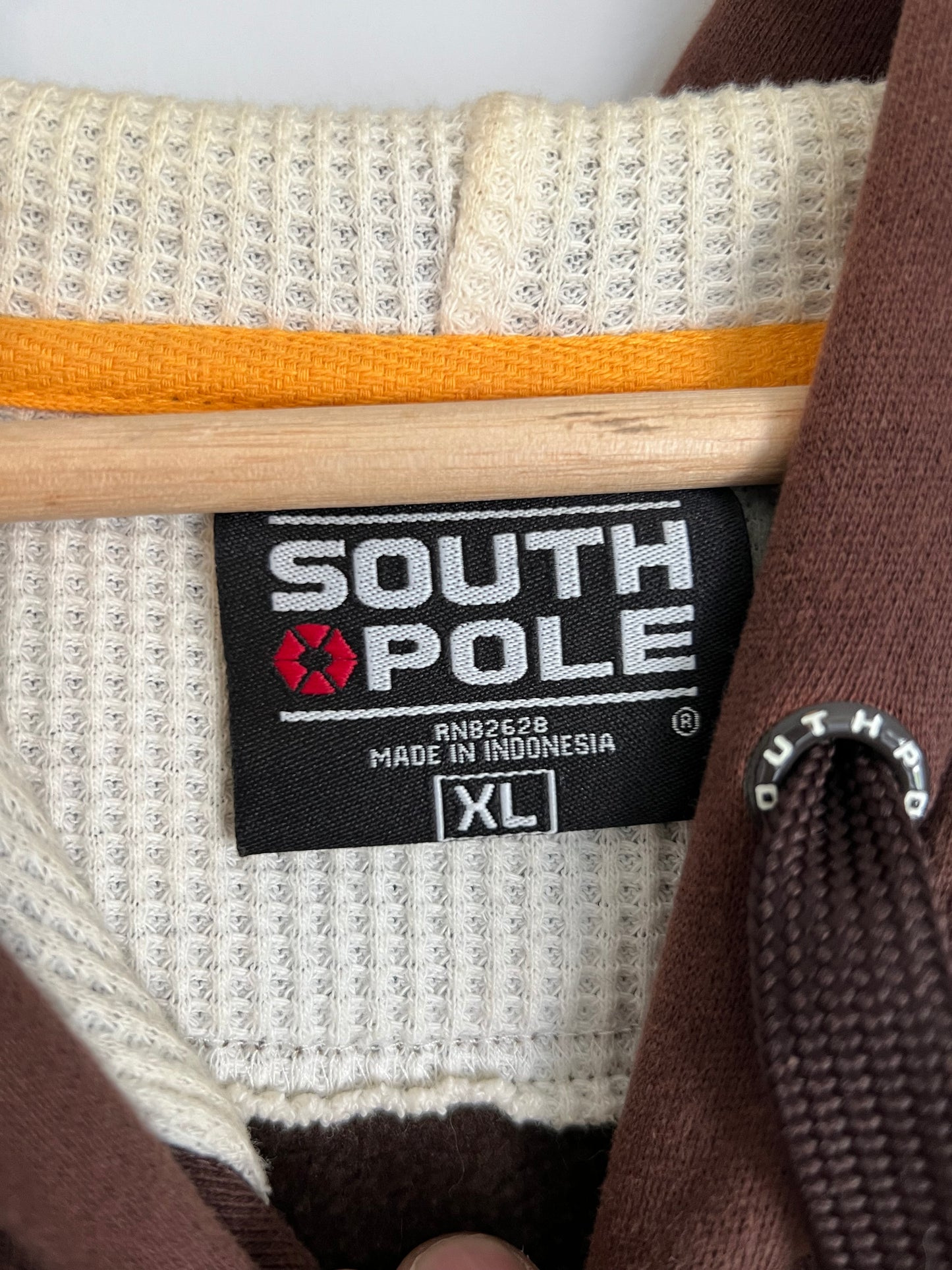 (XL) Y2K SouthPole Brown Hoodie
