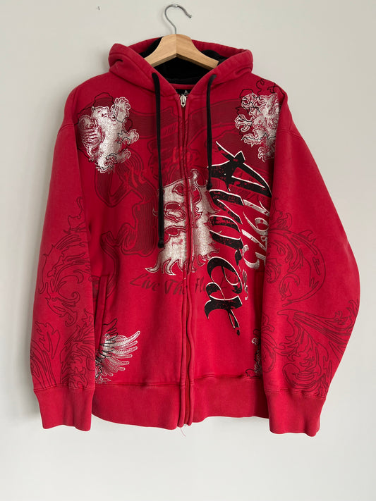 (XL) Y2K Avirex Zip-Up Hoodie