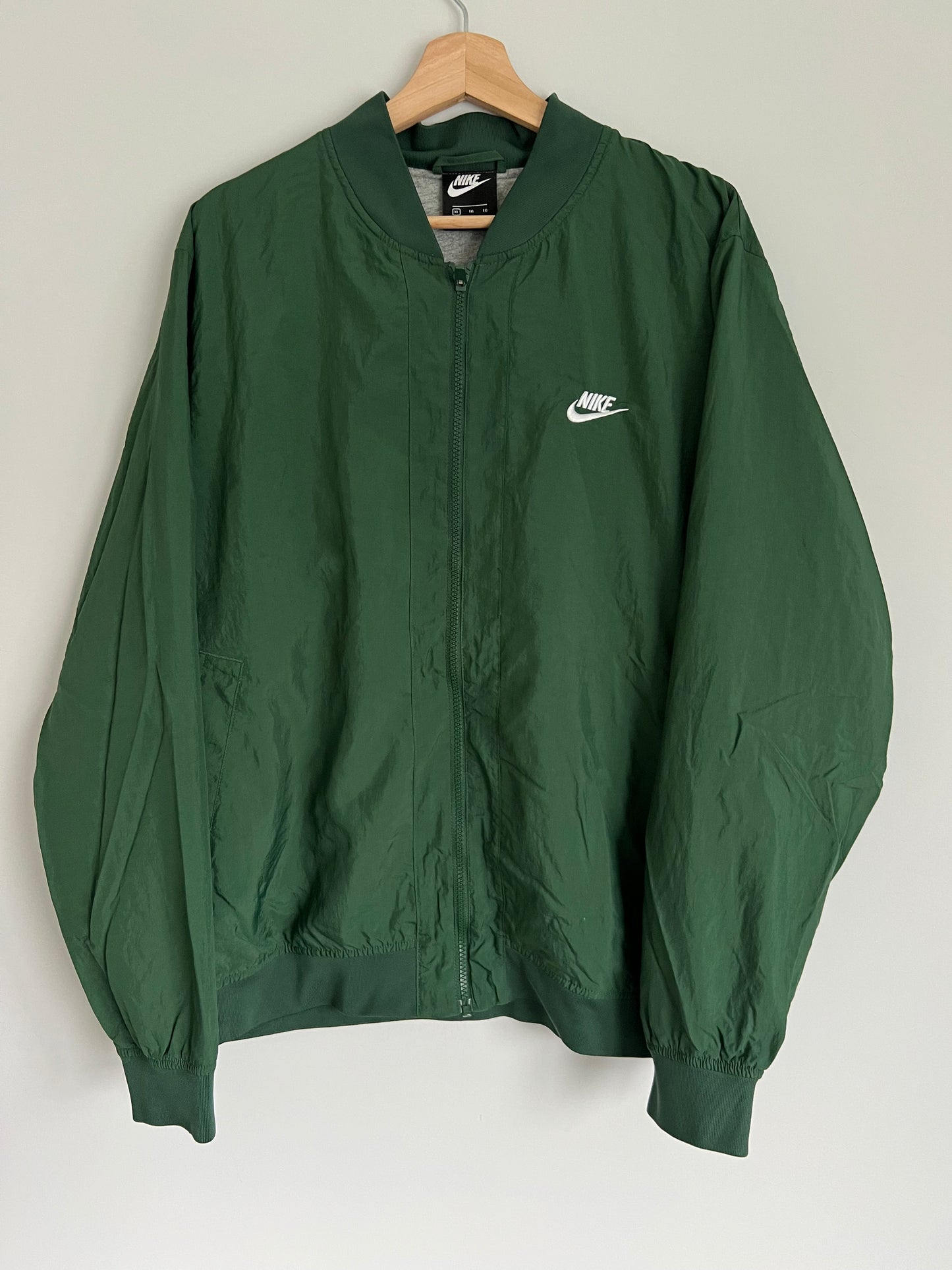 (XL) Y2K Nike Forest Green Windbreaker