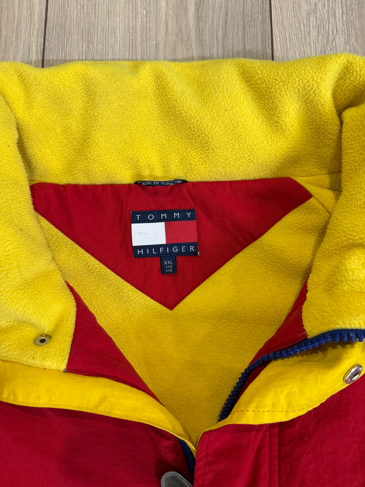 (XXL) Vintage 90s Tommy Hilfiger Bomber Jacket