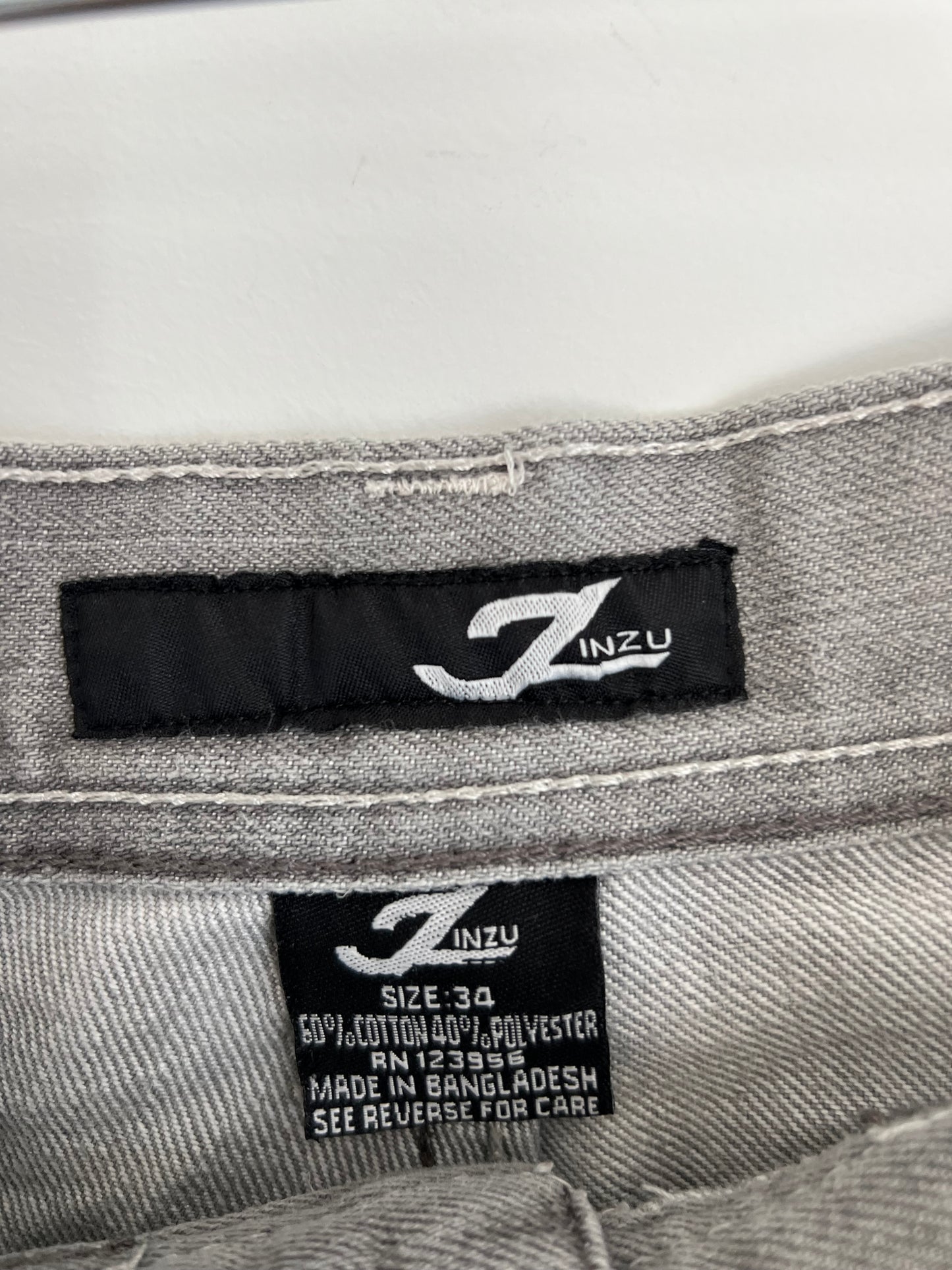 (34) Y2K Grey Jorts