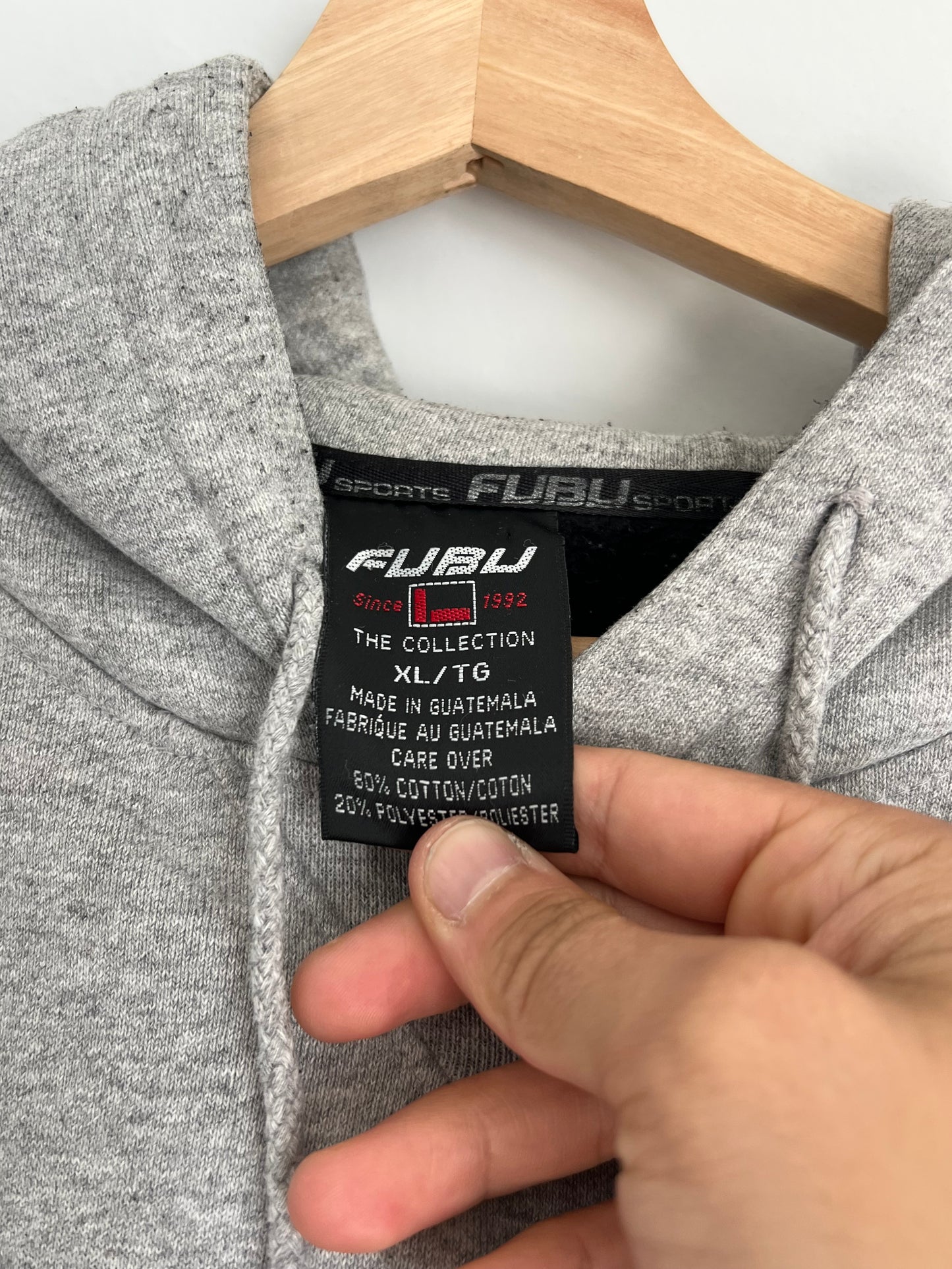 (XL) Y2K Fubu Big Spellout Hoodie