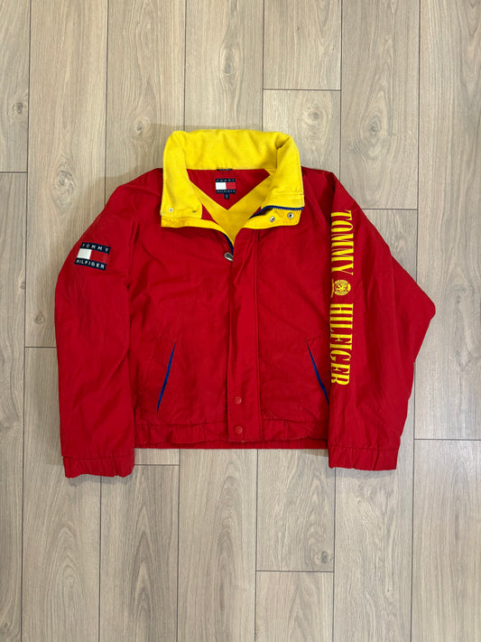 (XXL) Vintage 90s Tommy Hilfiger Bomber Jacket