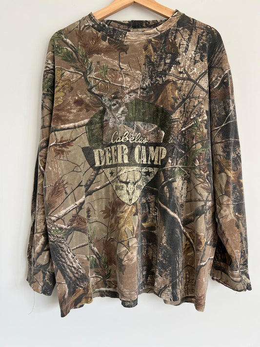 (L) Vintage Realtree Deer Longsleeve