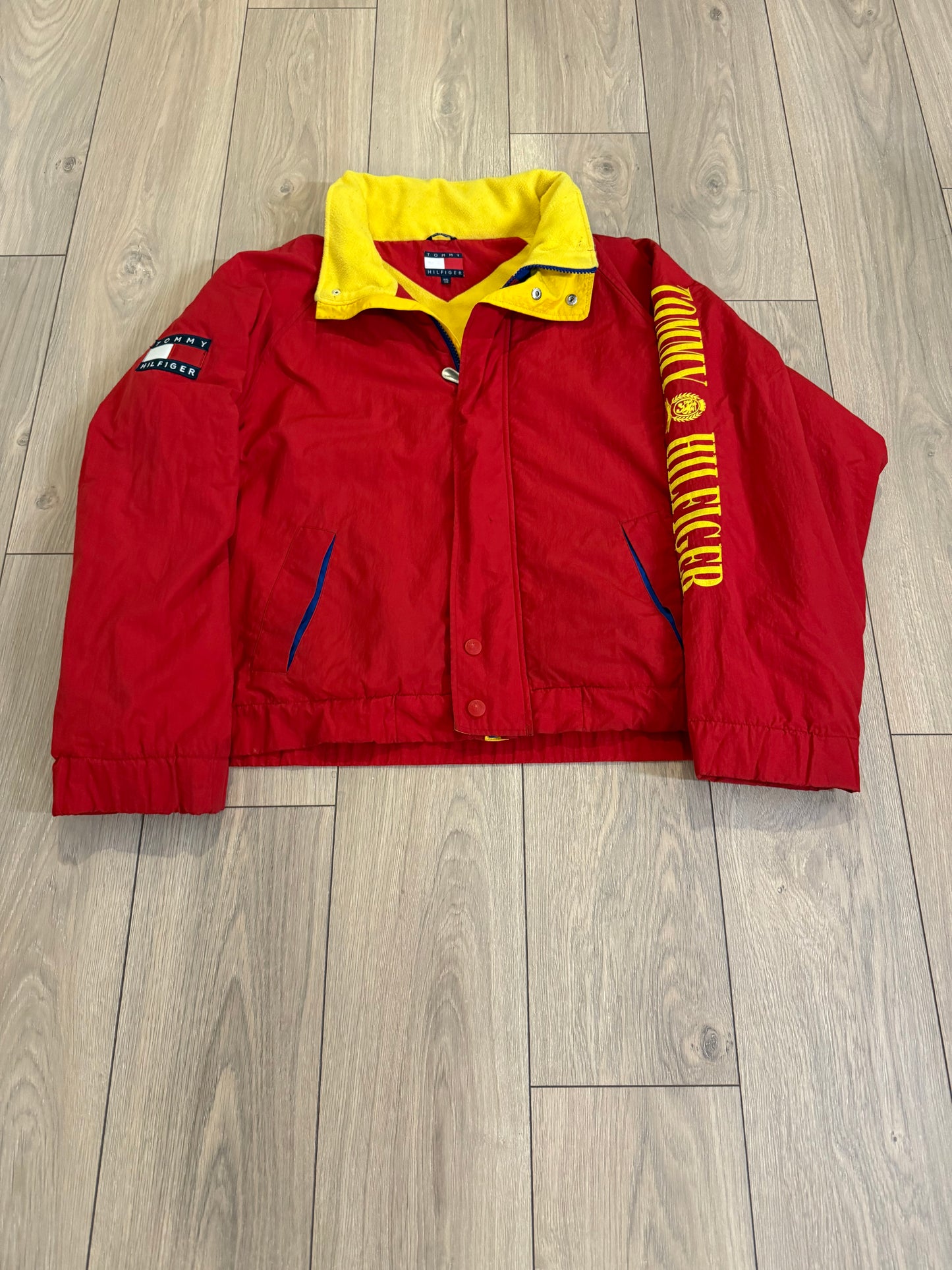 (XXL) Vintage 90s Tommy Hilfiger Bomber Jacket