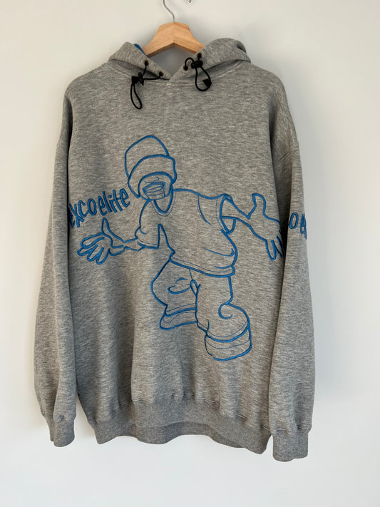(L) Y2K Exco Elite Baggy Hoodie
