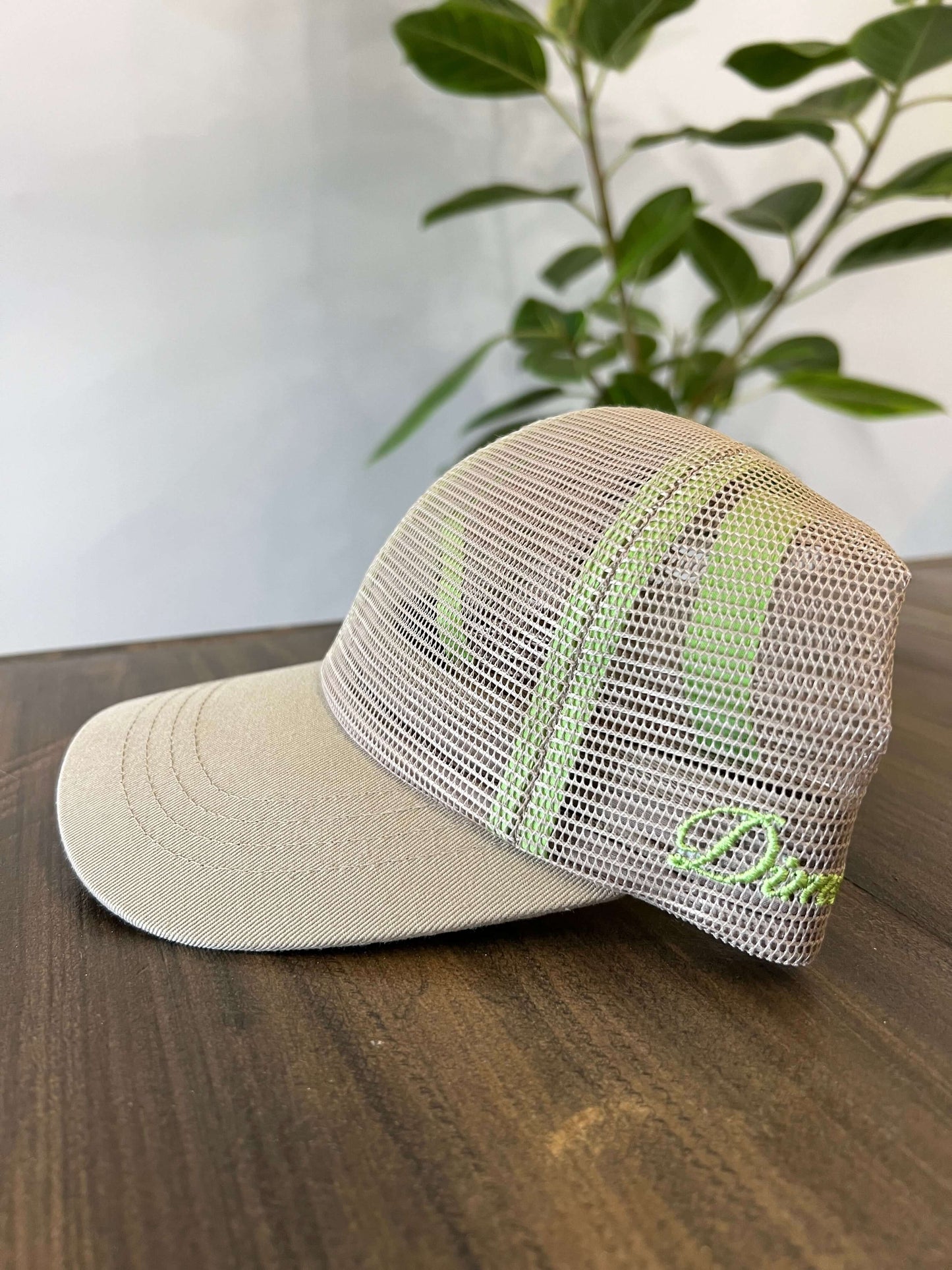 (O/S) Dime Beige Mesh Hat
