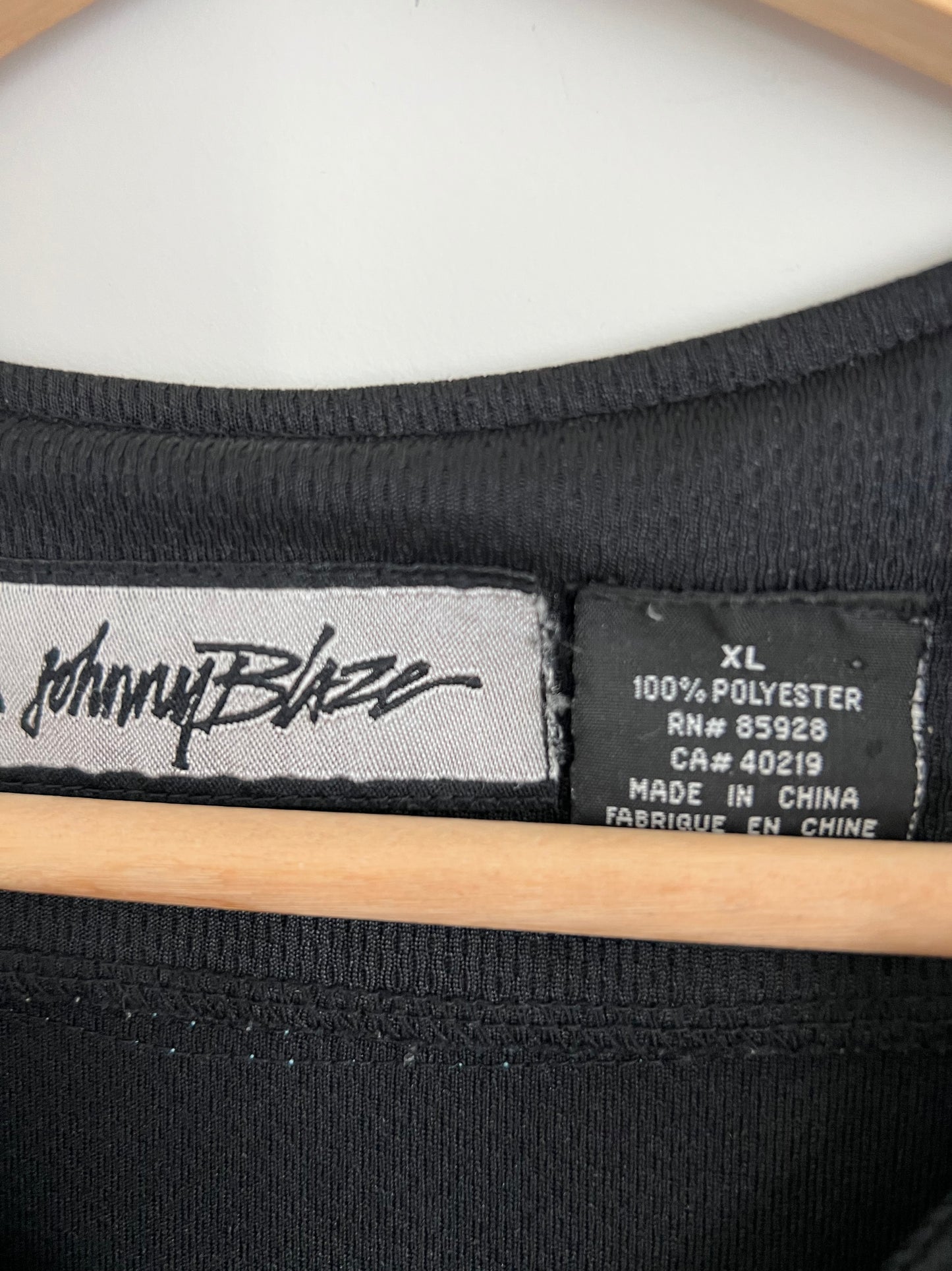 (XL) Y2K Johnny Blaze Blue Jersey