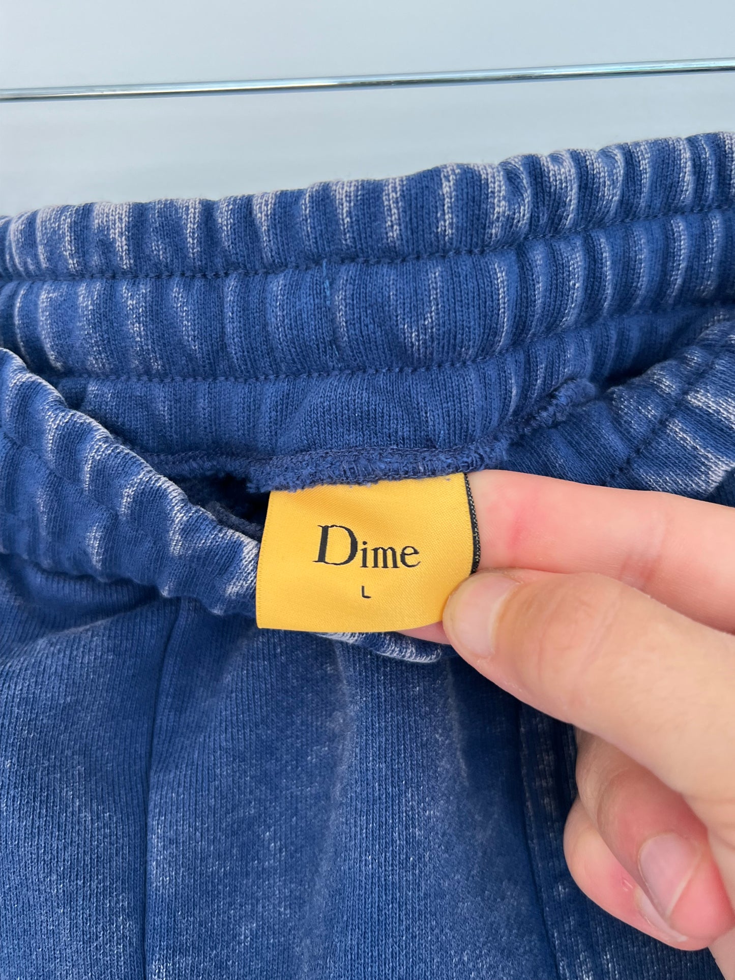 (L) Dime Navy Washed Shorts