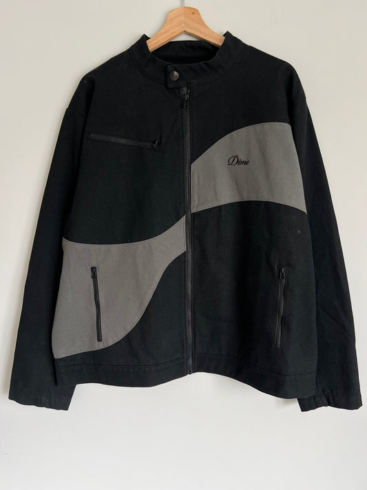 (XL) Brand New Dime Black Moto Jacket