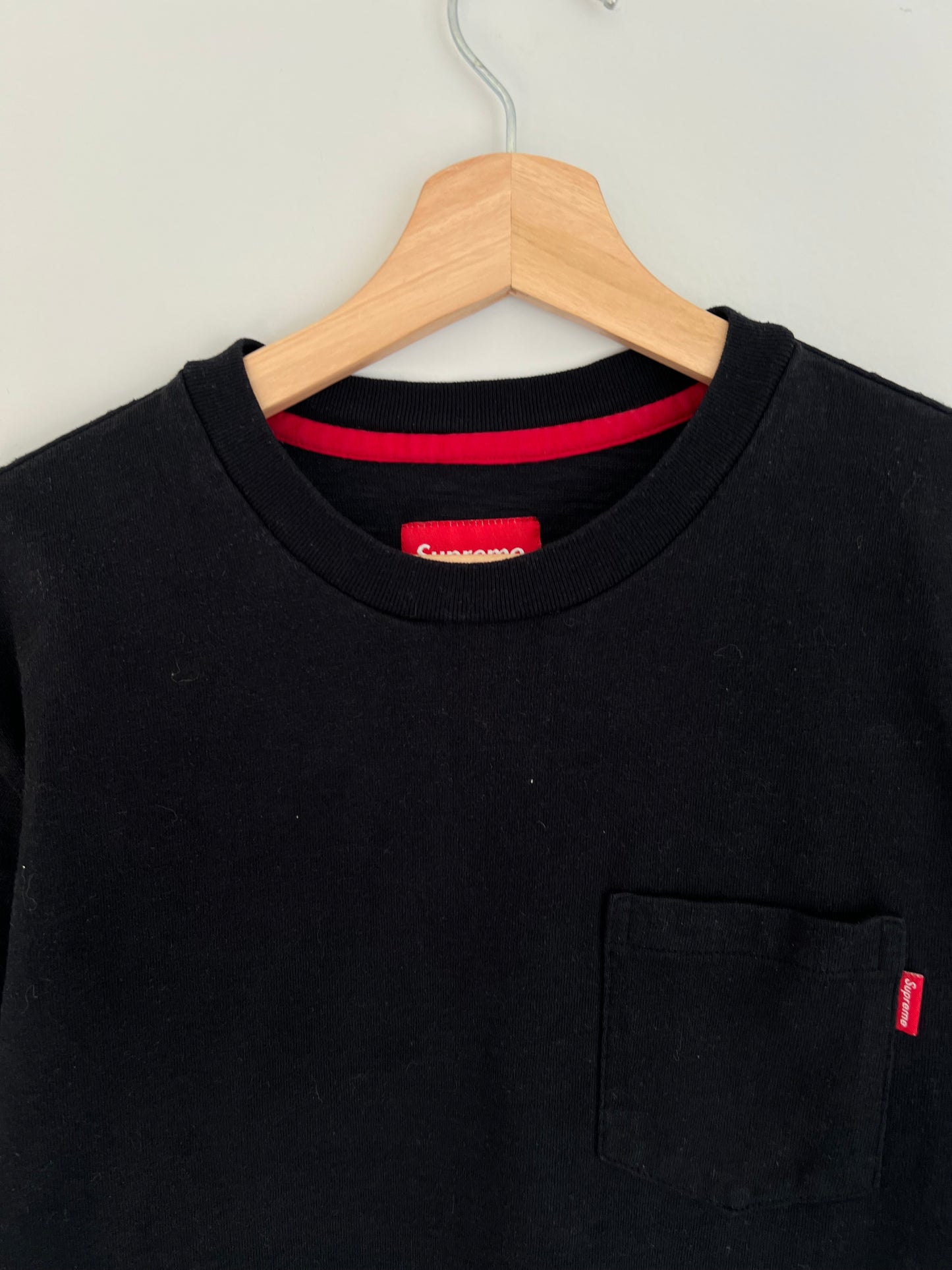 (M) Supreme Pocket T-Shirt Black