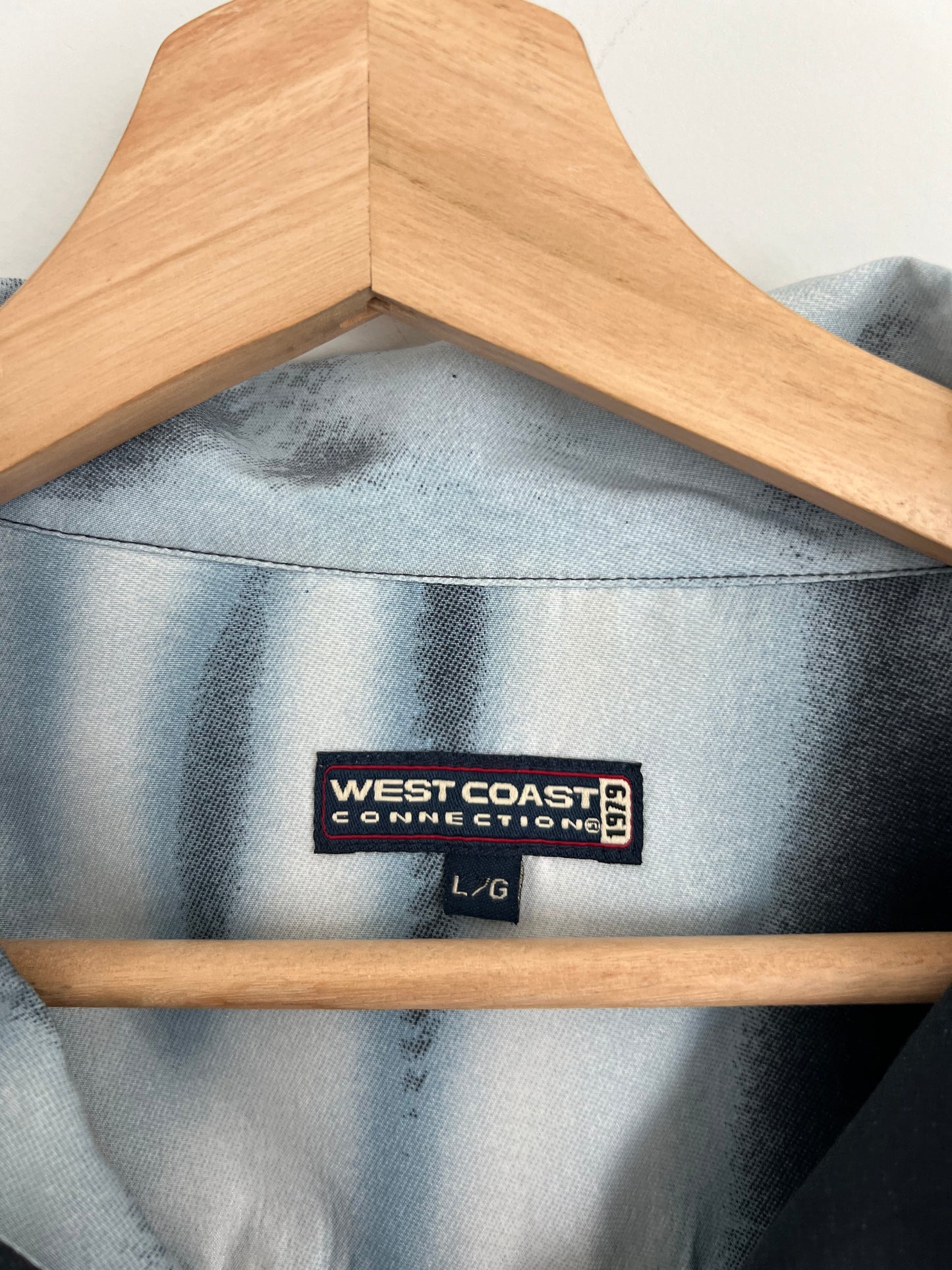 (L) Y2K West Coast Space Button-Up Shirt