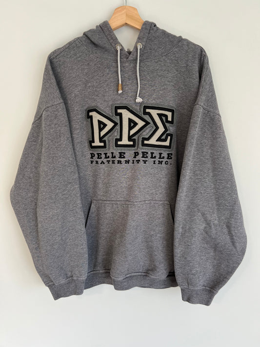 (L) Y2K Pelle Pelle Gray Hoodie
