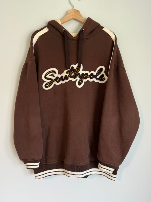 (XL) Y2K SouthPole Brown Hoodie