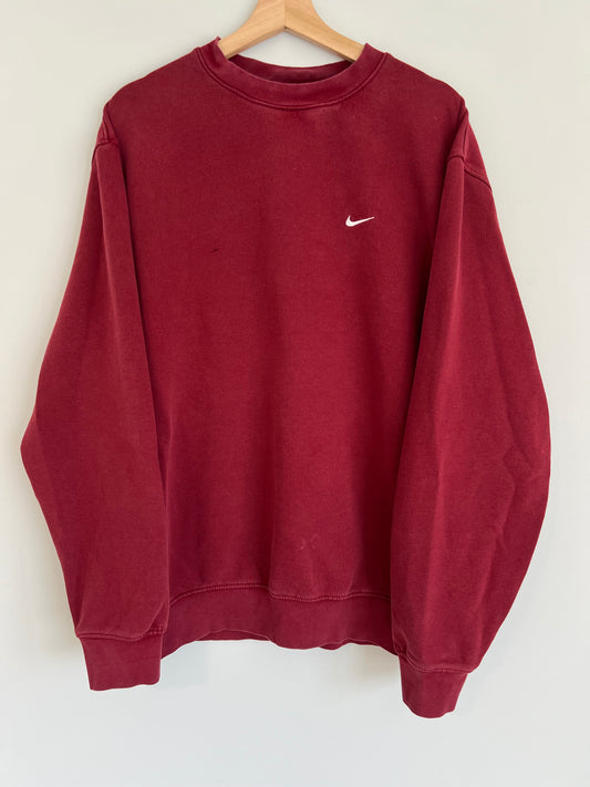 (L) Y2K Nike Mini Swoosh Sweatshirt